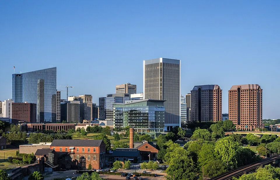 Richmond, Virginia city view