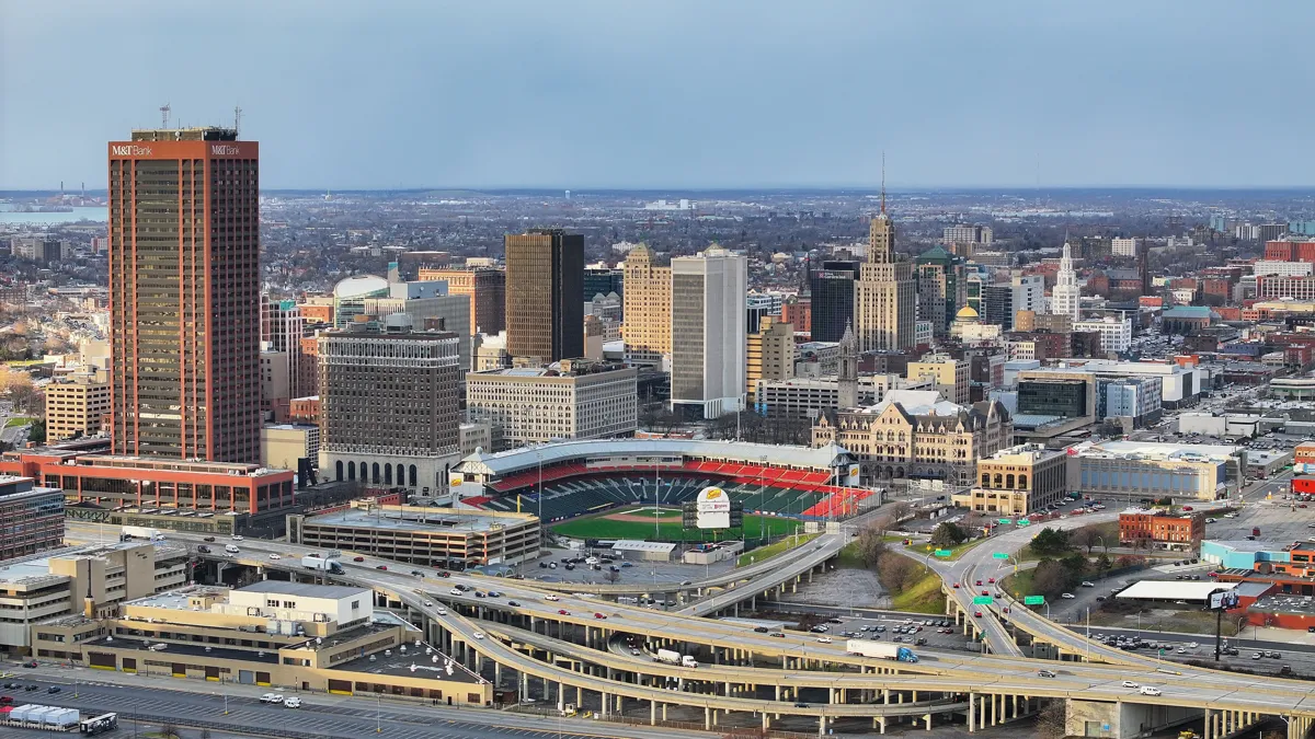 Buffalo, New York city view