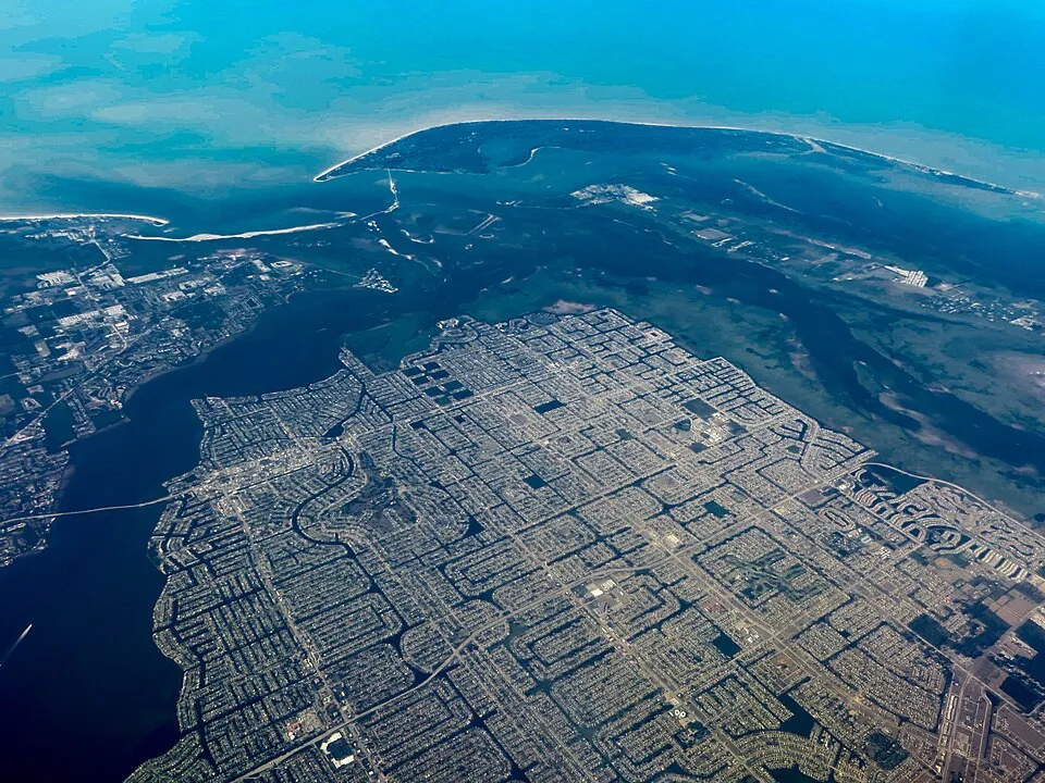 Cape Coral, Florida city view