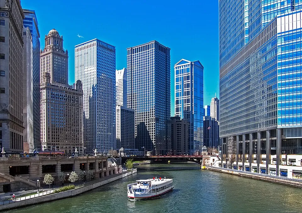 Chicago, Illinois city view