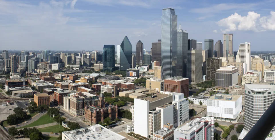 Dallas, Texas city view