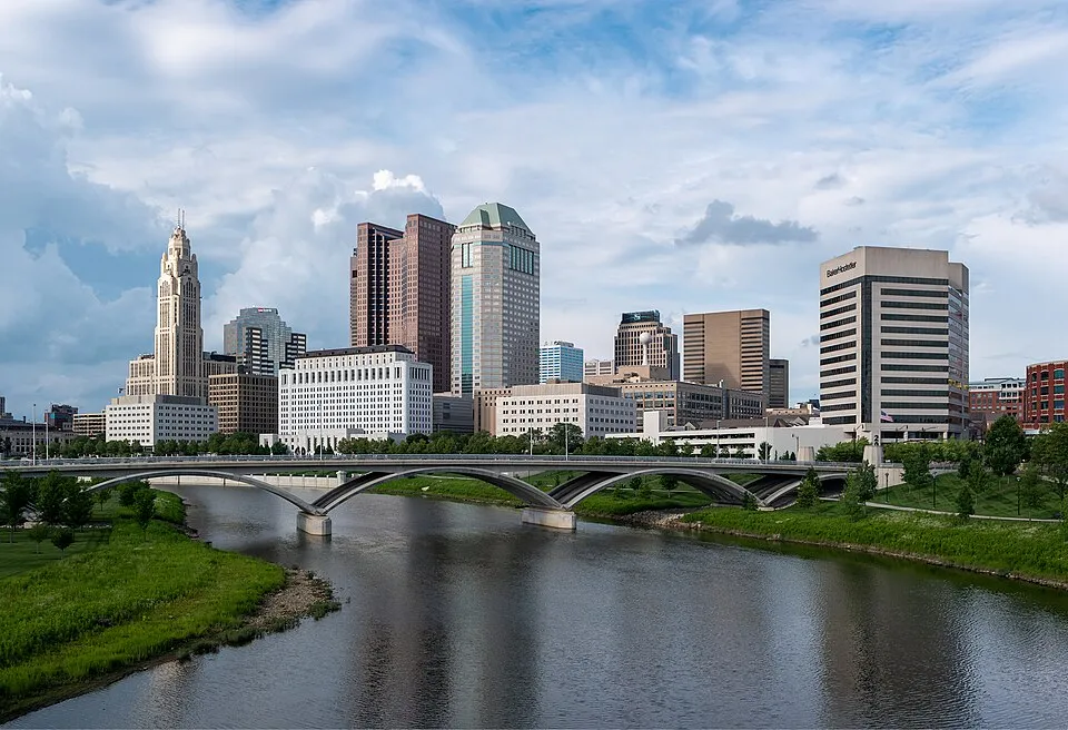 Columbus, Ohio city view
