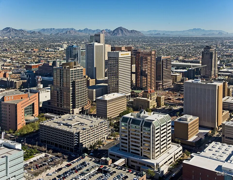 Phoenix, Arizona city view
