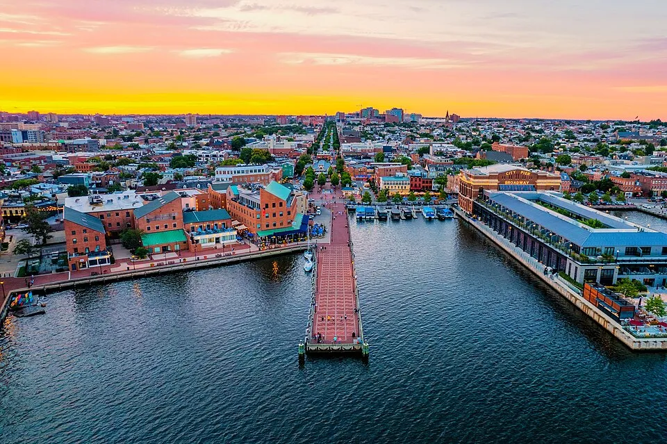 Baltimore, Maryland city view