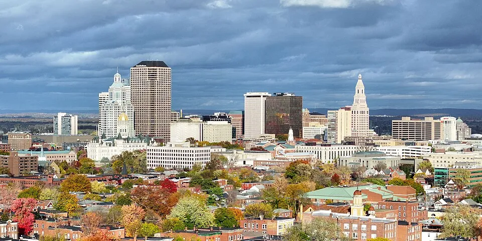 Hartford, Connecticut city view
