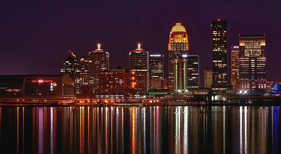 Louisville, Kentucky city view