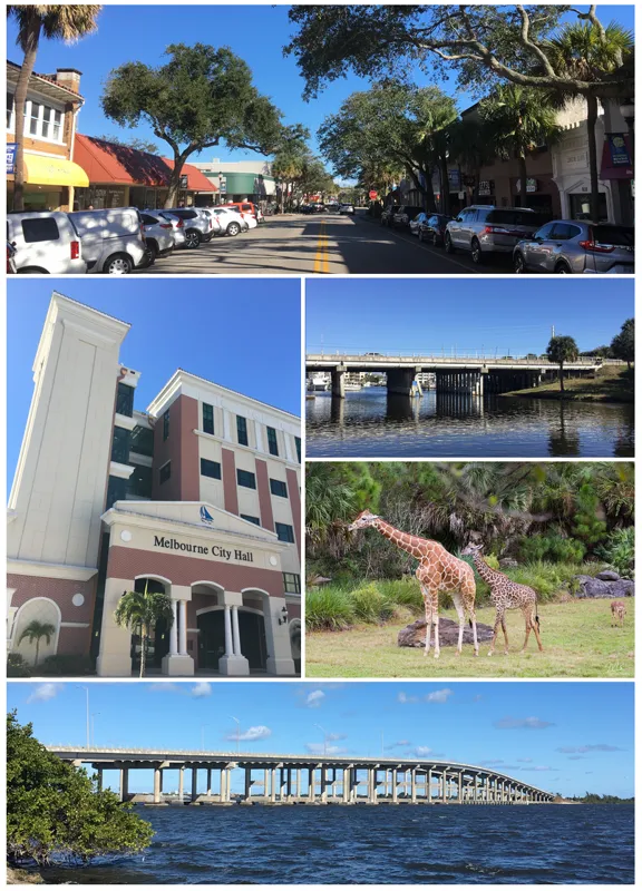 Melbourne, Florida city view