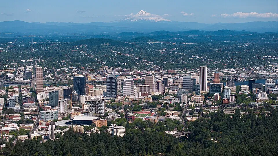 Portland, Oregon city view