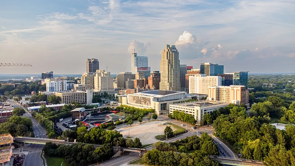 Raleigh, North Carolina city view