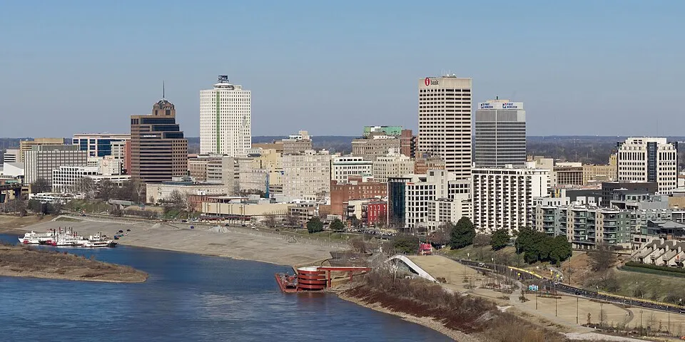 Memphis, Tennessee city view